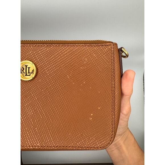 Lauren Ralph Lauren Mini Brown Shoulder Bag - Picture 3 of 12